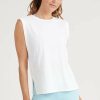 Women * | Half Off Thrive Societe Muscle Tank White