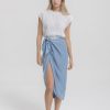 Women * | Sales Online Cali Dreaming Pareo Skirt Spring Blue