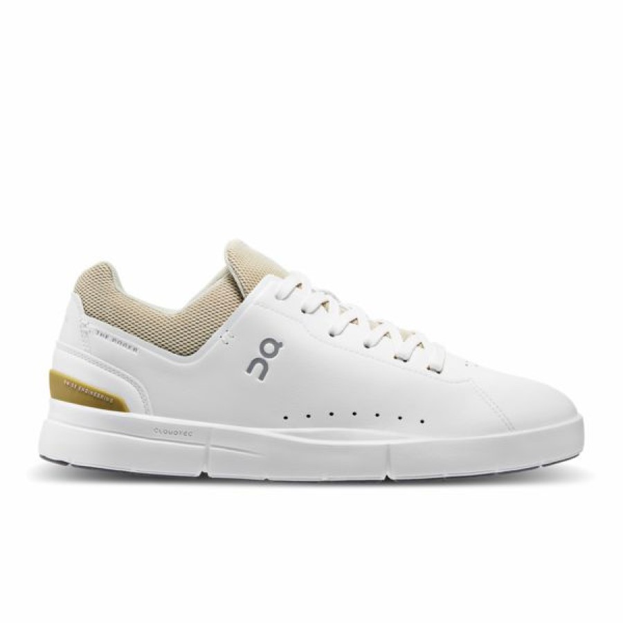 Men * | On Sale On Running The Roger Advantage Men'S Shoe White/Bronze