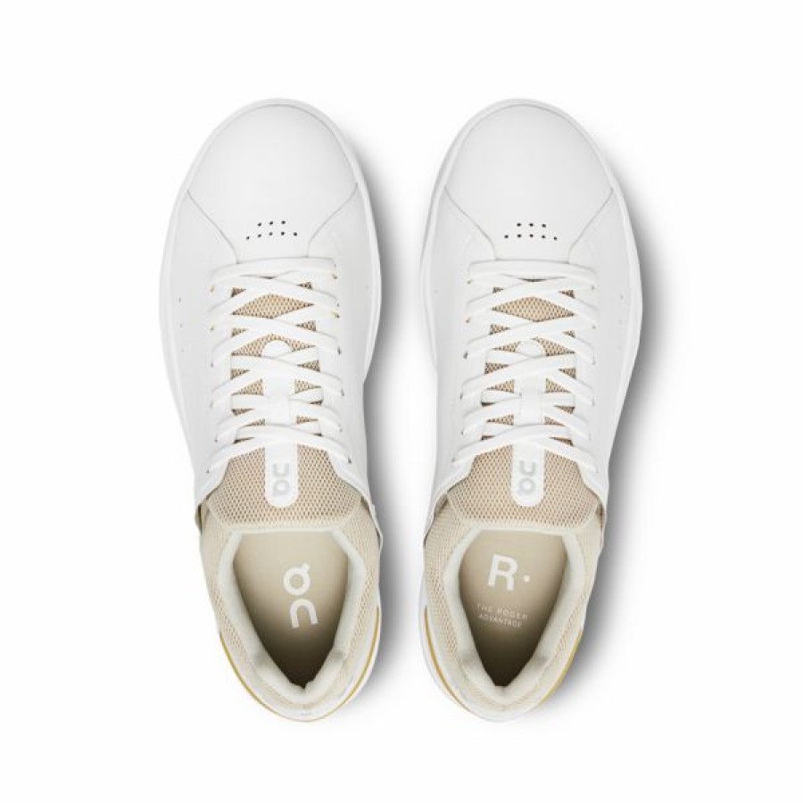 Men * | On Sale On Running The Roger Advantage Men'S Shoe White/Bronze