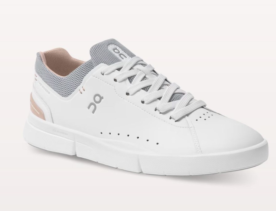 Women * | On Sale On Running The Roger Advantage Women'S Shoe White/Rose