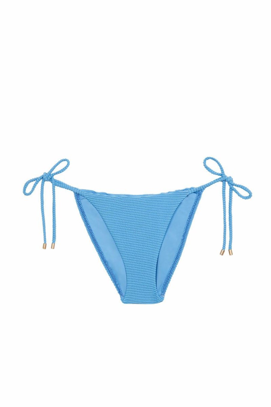 Women * | Limit Offer Vix Swimwear Kayla Side Tie Side Bottom Full Blue