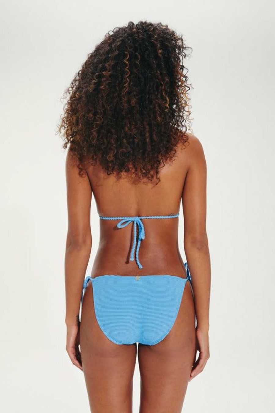 Women * | Limit Offer Vix Swimwear Kayla Side Tie Side Bottom Full Blue