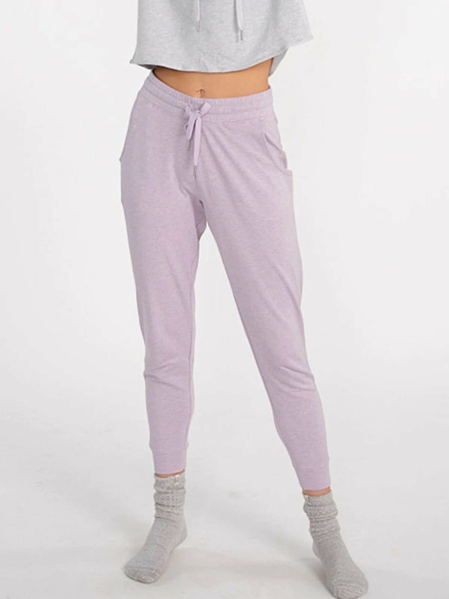 Women * | Prefential Price Tasc Varsity Jogger Digital Purple Heather