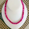 Accessories * | On Sale Lawren Taylor Necklace Hot Pink Opal