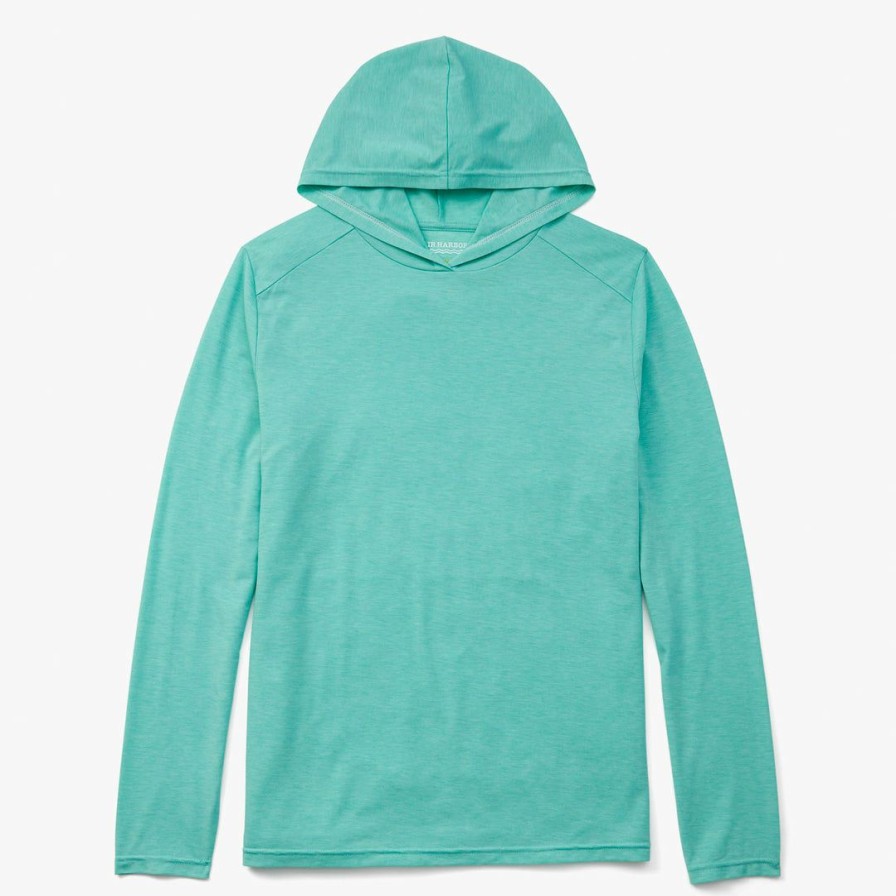 Men * | On Sale Fair Harbor Seabreeze Hoodie Oceanwave