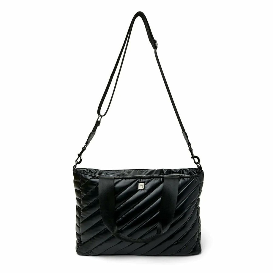 Accessories * | Discount Online Think Royln Biba Tote Pearl Black