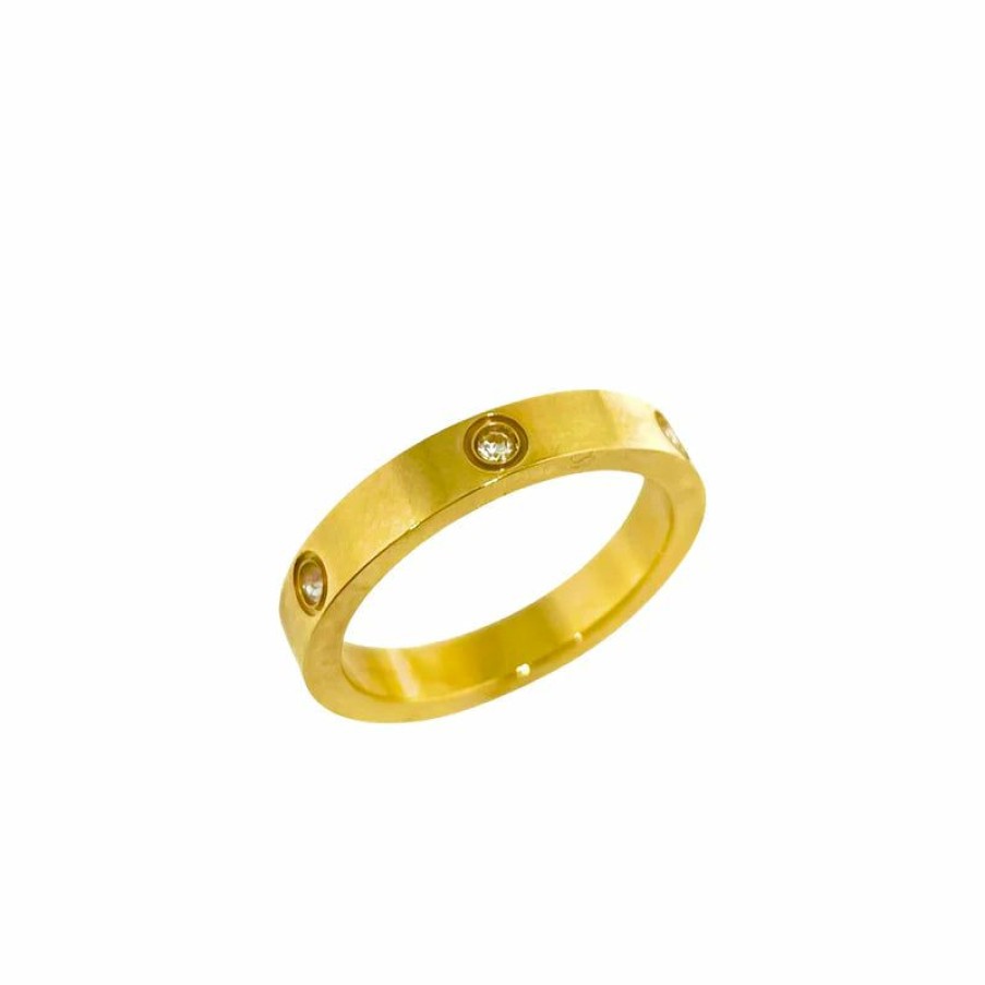 Accessories * | Limit Offer Nikki Smith Corinne Ring Stainless Steel