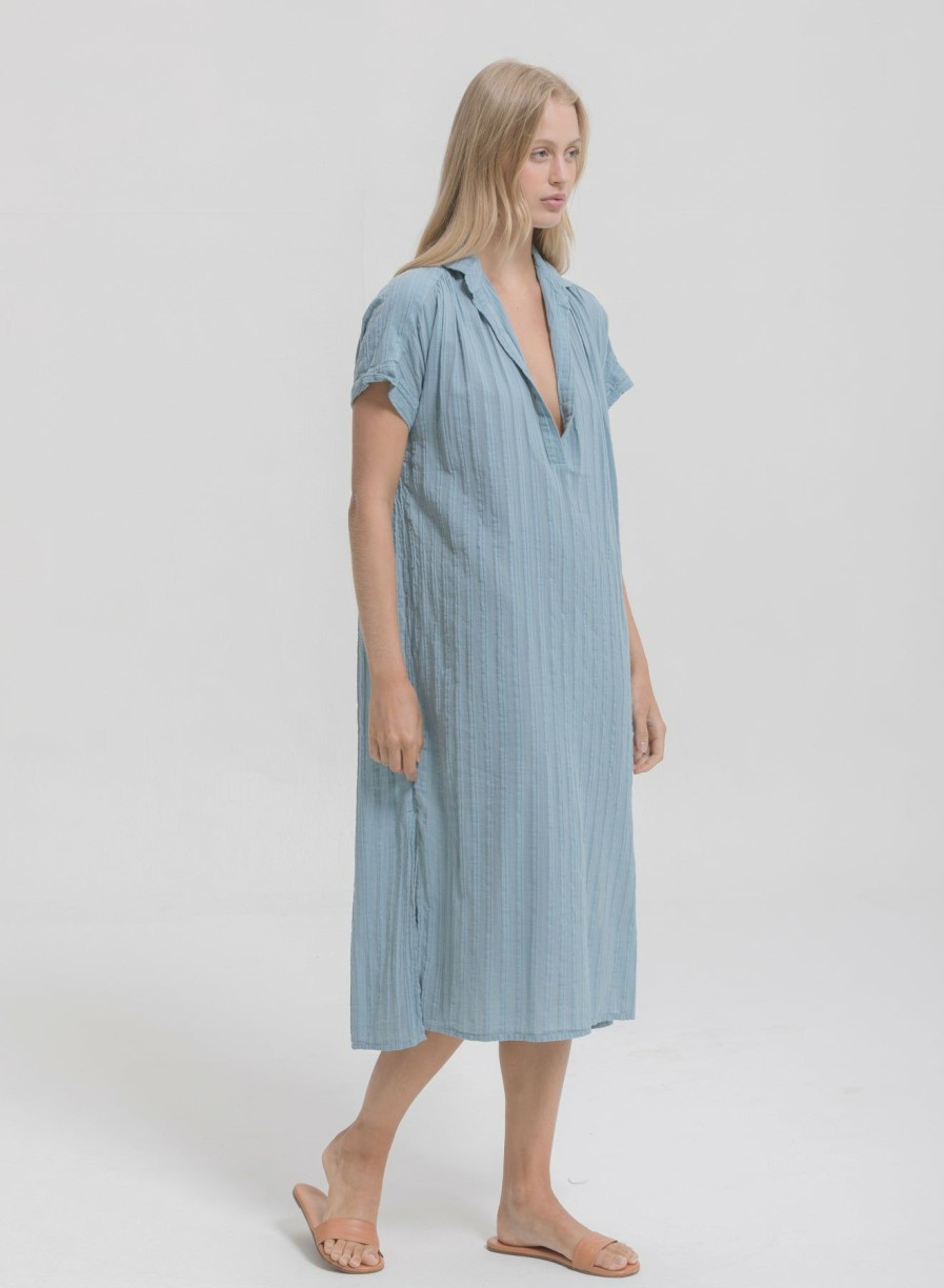 Women * | Sales Online Cali Dreaming Dream Dress Spring Blue