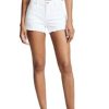 Women * | Prefential Price 7 For All Mankind Cut Off Short Clean White