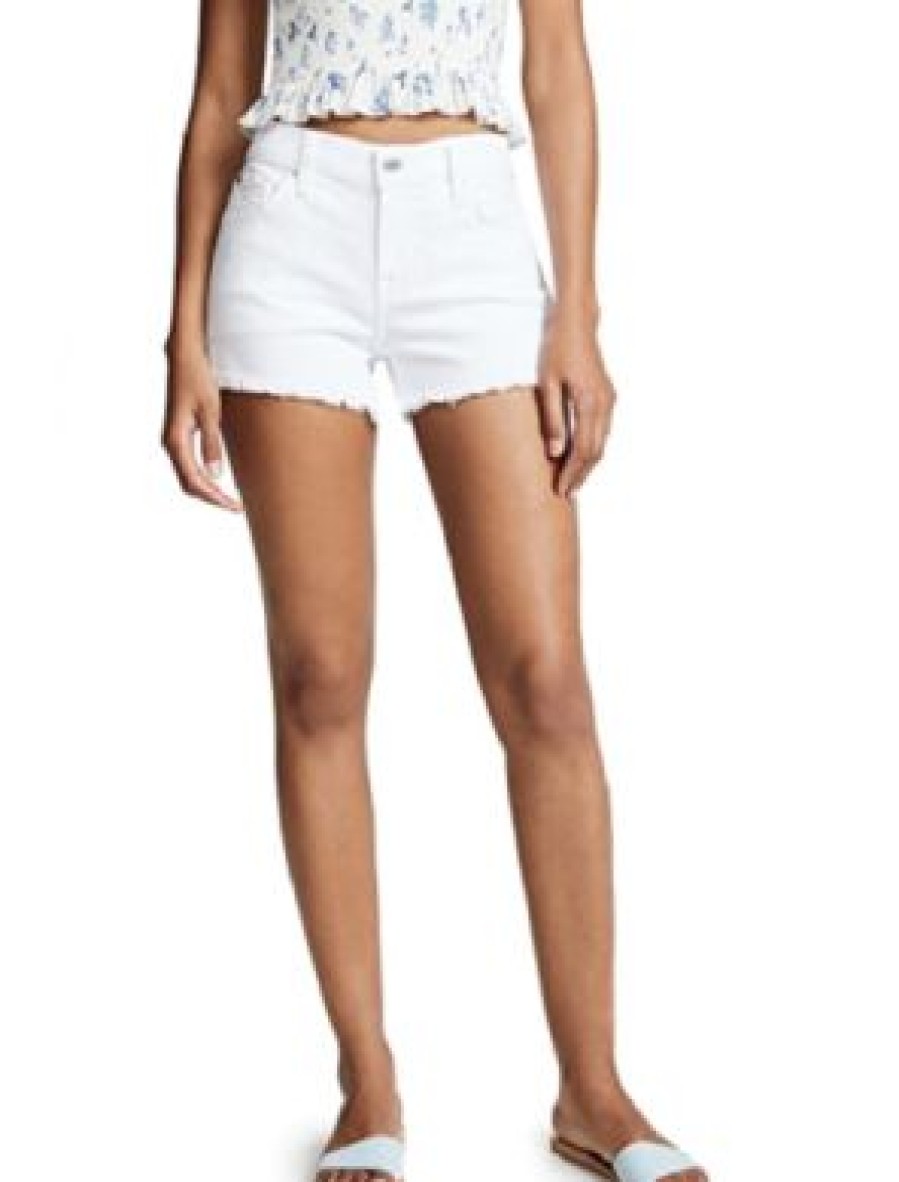 Women * | Prefential Price 7 For All Mankind Cut Off Short Clean White