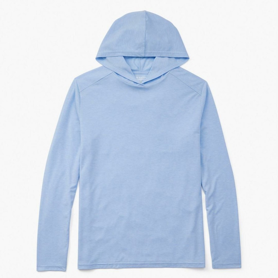 Men * | Discount Online Fair Harbor Blue Glow Seabreeze Hoodie