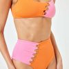 Women * | Clearance L*Space Solstice Bottom Classic Tangerine/Guava