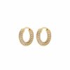 Accessories * | Sales Online Luv Aj Pave Amalfi Huggies Gold