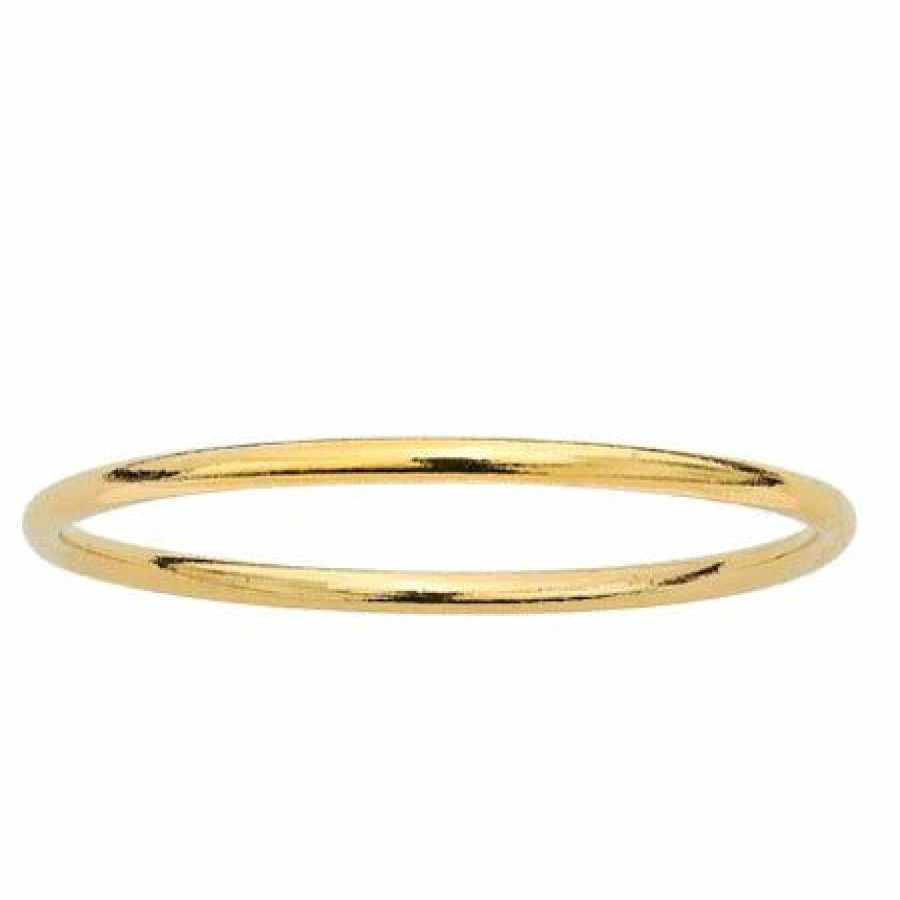 Accessories * | Clearance Nikki Smith Designs Plain Gold Filled Stackable Ring