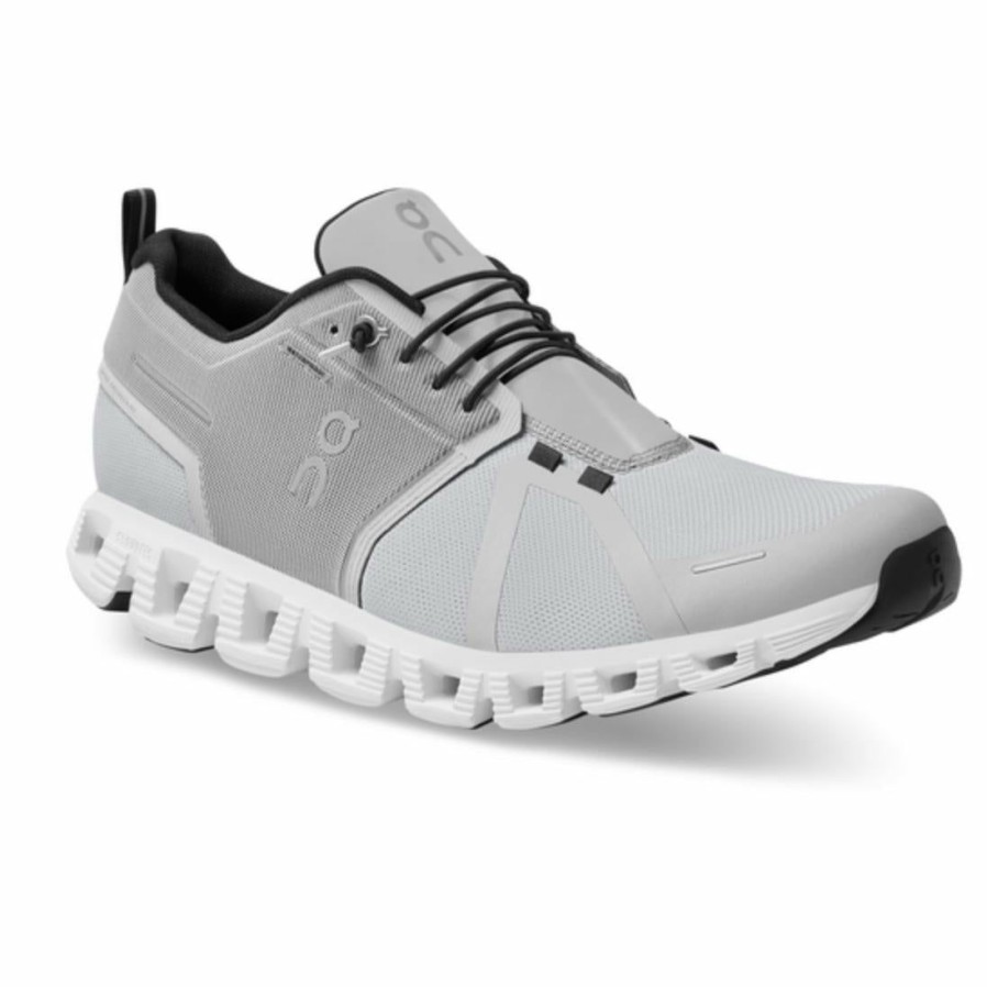 Men * | Discount Online On Running Men'S Cloud 5 Waterproof Glacier/White