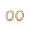 Accessories * | Sales Online Luv Aj Reversible Amalfi Hoops