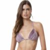 Women * | Prefential Price Pq Swim Isla Tri Top- Violet Sunset