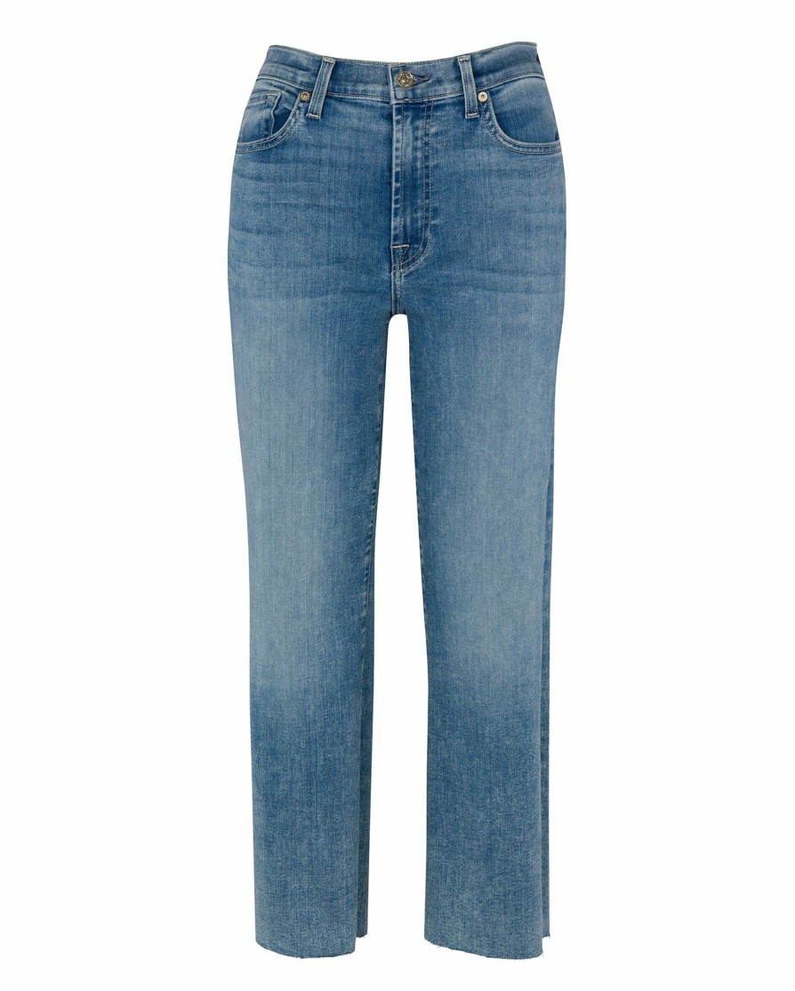 Women * | On Sale 7 For All Mankind Cropped Alexa Jean