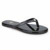 Women * | Sales Online Yosi Samra Rivington Flip Flop Black Patent