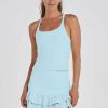 Women * | Clearance Thrive Societe Strappy Tank Sky