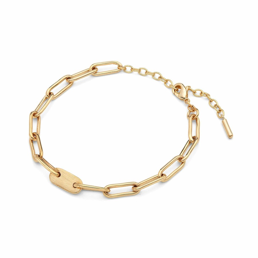 Accessories * | Clearance Soko Ellipse Bracelet Gold