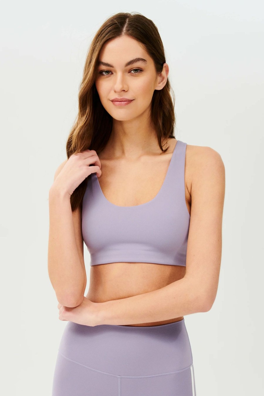 Women * | Discount Online Splits 59 Ella Airweight Bra Pale Lavender/ White