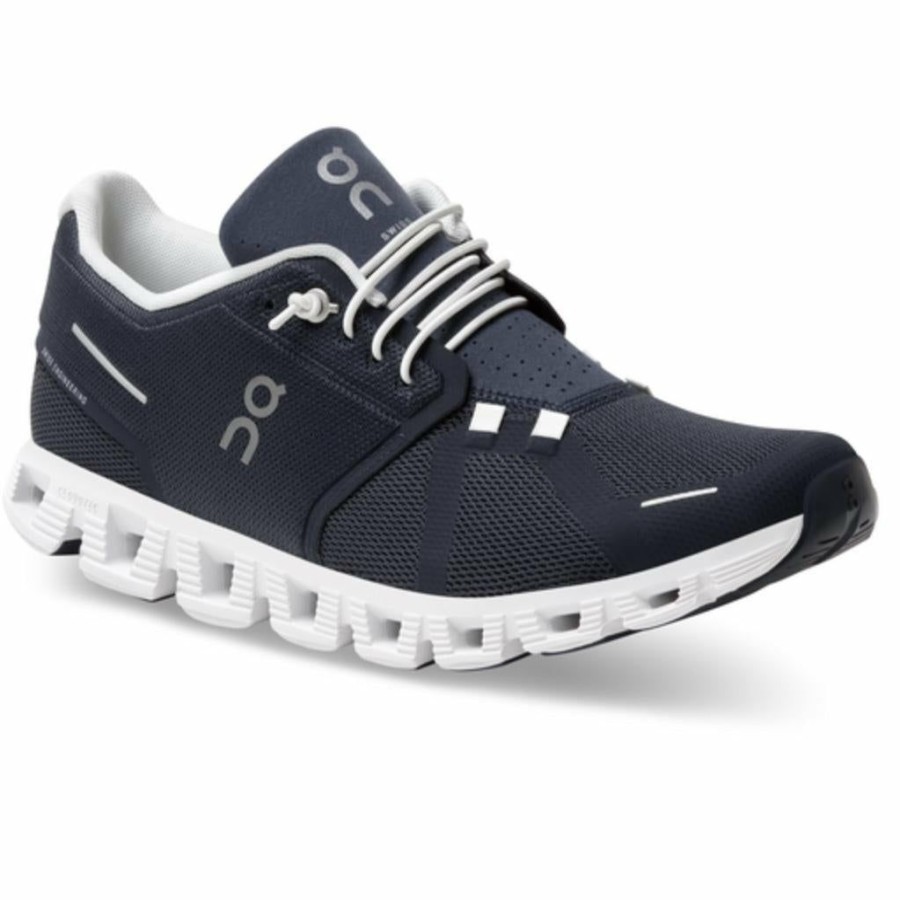 Men * | On Sale On Running Men'S Cloud 5 Midnight/White