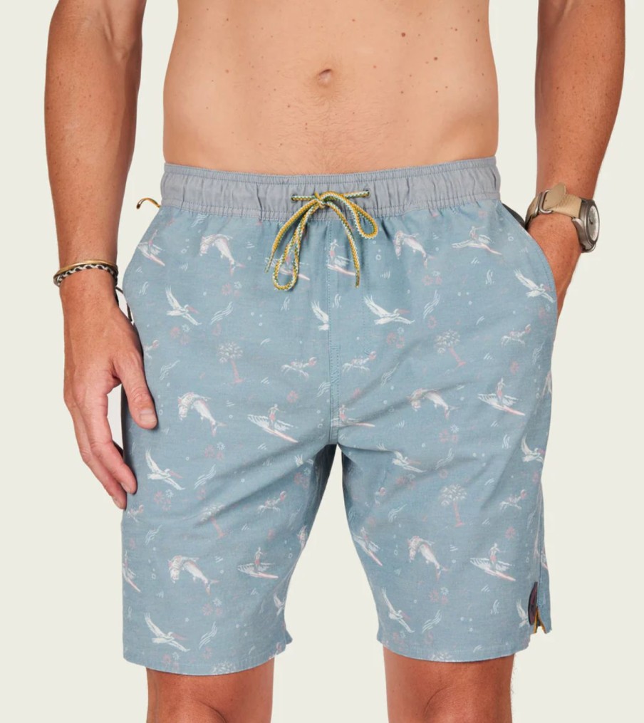 Men * | Clearance Marsh Wear Hagood Short Smoke