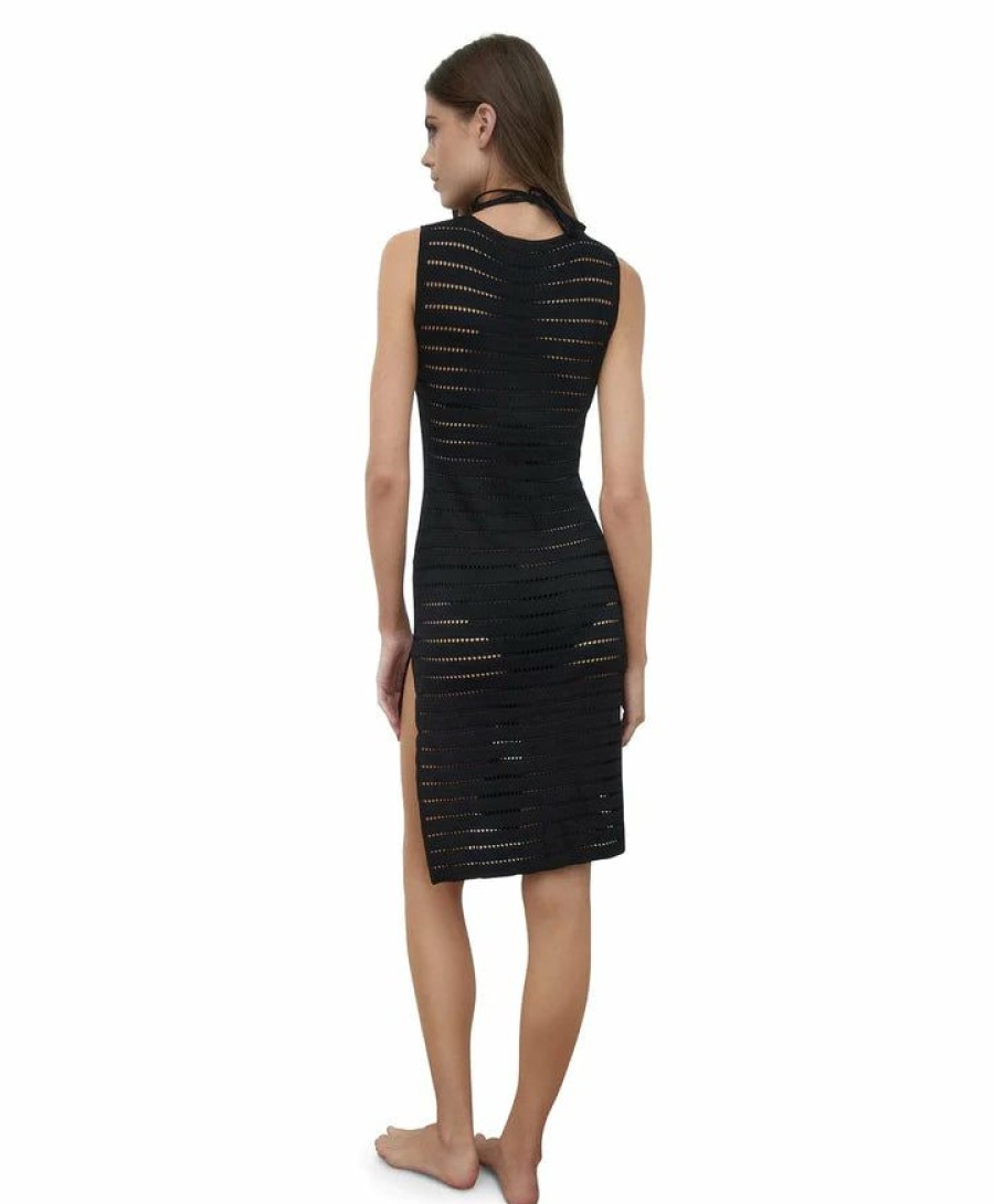 Women * | Half Off Pq Swim Midnight Donna Dress Black