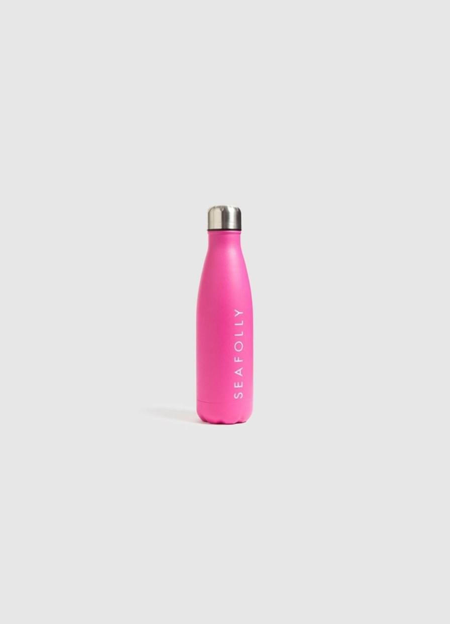 Accessories * | Sales Online Seafolly Water Bottle Pink