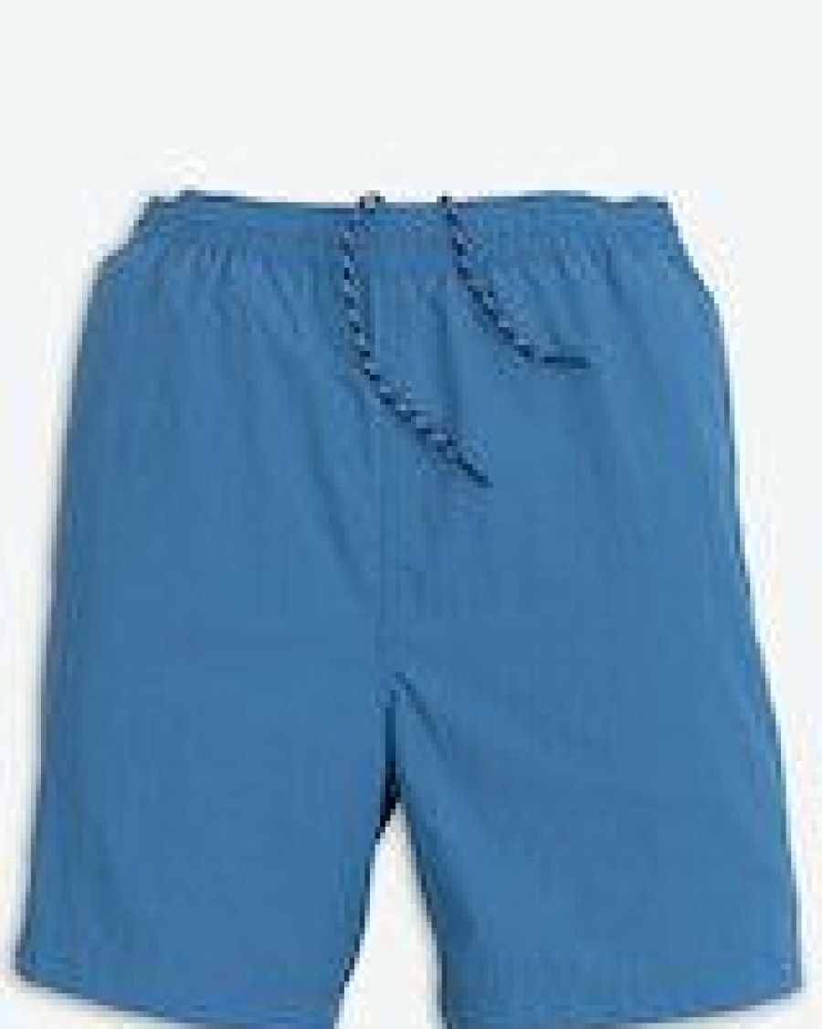 Men * | Discount Online Southern Tide 6In Shoreline Short Atlantic Blue