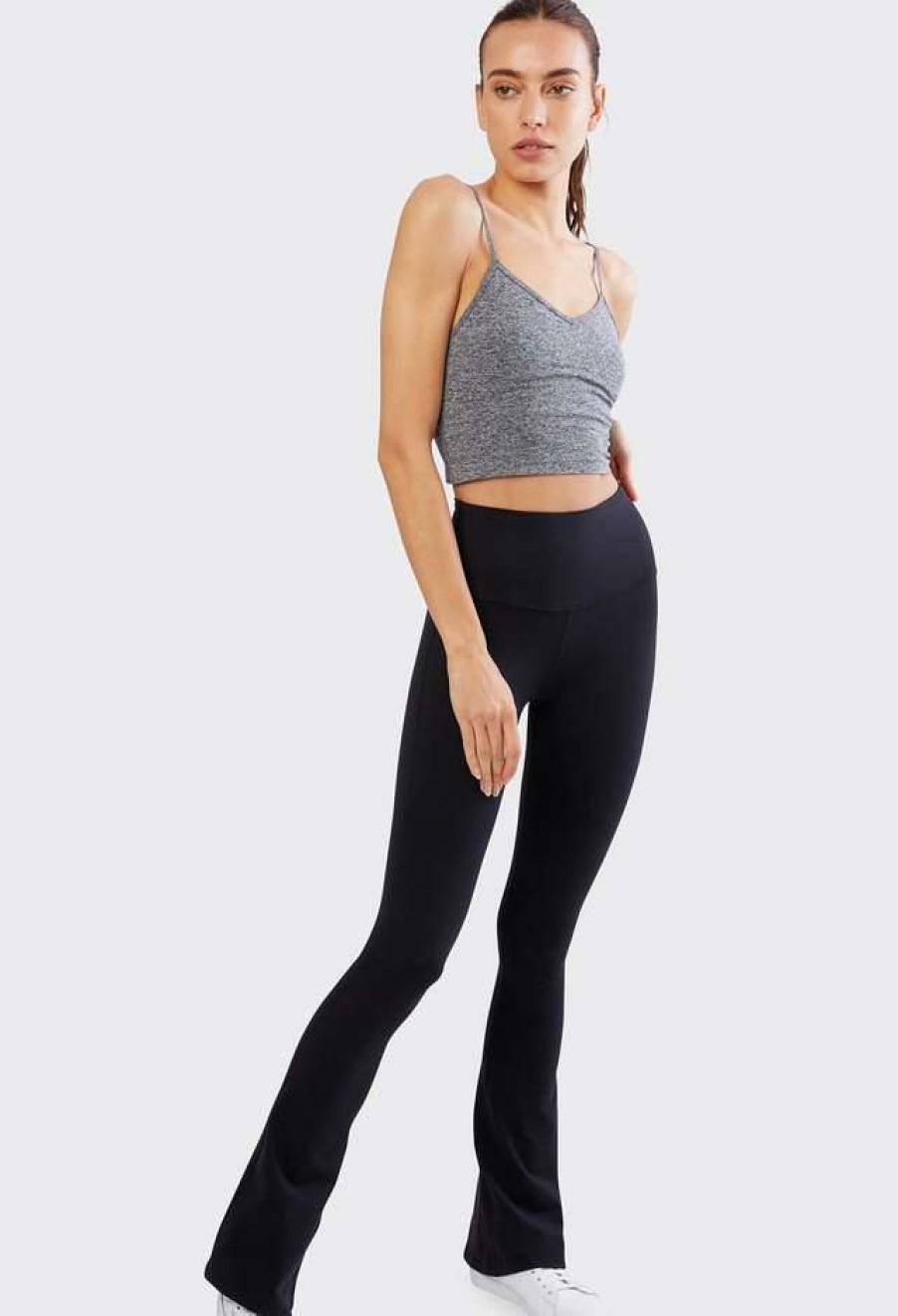 Women * | Prefential Price Splits 59 High Waist Raquel Flared Legging Black