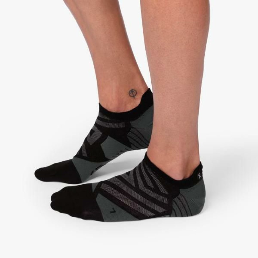 Men * | Clearance On Running Men'S Low Sock Black/Shadow