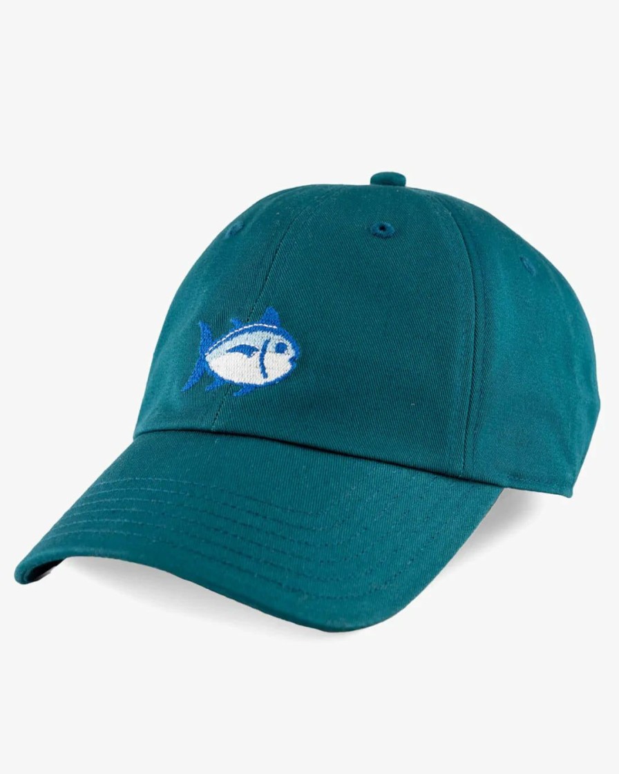 Men * | Clearance Southern Tide Tri-Color Skipjack Needlepoint Hat Green