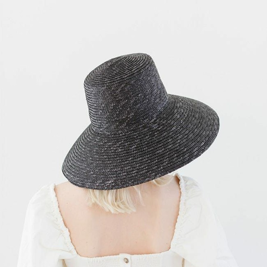 Accessories * | Sales Online Gigi Pip Jolie Boater Hat Black