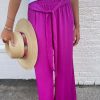 Women * | Clearance Kld. Signature Satin Wide Legged Pants Tulip