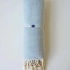 Accessories * | On Sale Turkish T Hammam Towel Blue