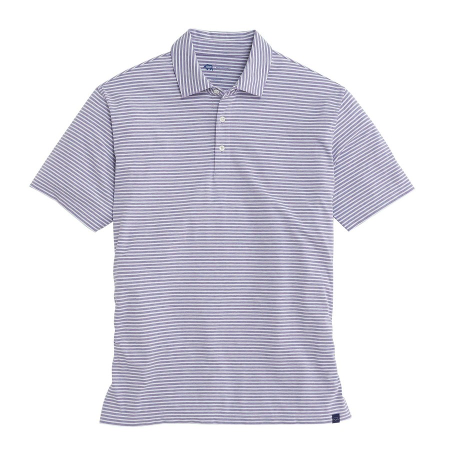 Men * | Limit Offer Onward Reserve Row Stripe Icon Polo Daybreak