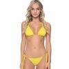 Women * | Special Offers Pq Swim Mila Tie Full Bottoms Sunshine