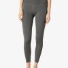 Women * | Prefential Price Beyond Yoga Heather Rib High Waisted Midi Legging Smoke Gray Heather