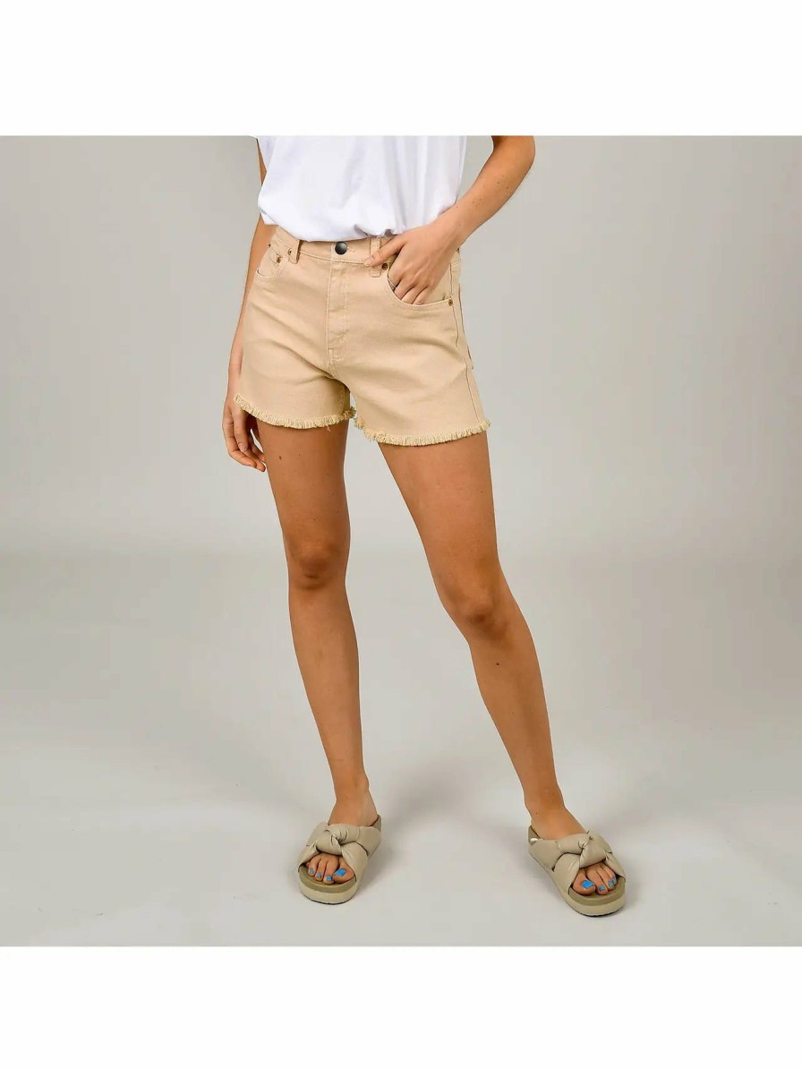 Women * | Sales Online Rd Style Shonna 5 Pocket Short Tan