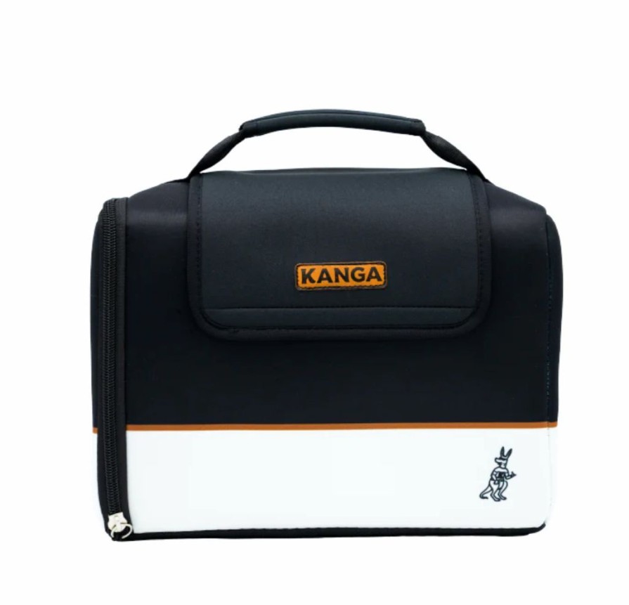 Men * | Clearance Kanga Coolers Gibson 12 Pack Kase Mate Black/White