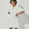 Women * | Clearance Cleobella Lila Mini Dress Ivory