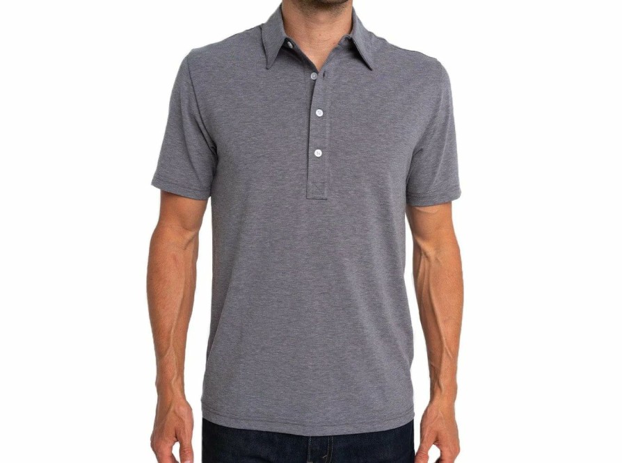 Men * | Half Off Criquet Performance Range Polo Blackjack