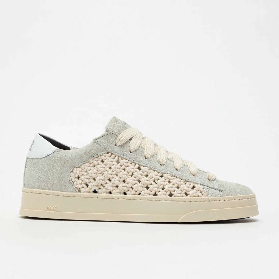 Women * | Half Off P448 Jack Macrame/Ecru Sneaker