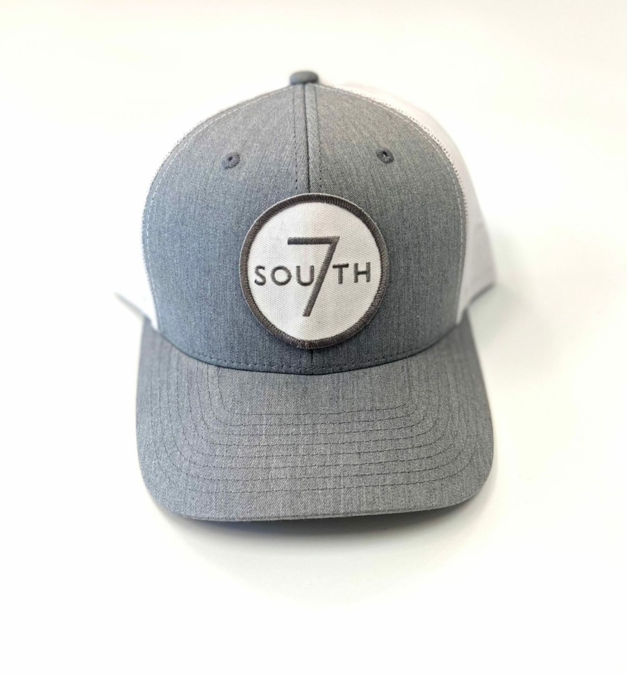 Accessories * | Discount Online 7 South Trucker Hats Grey