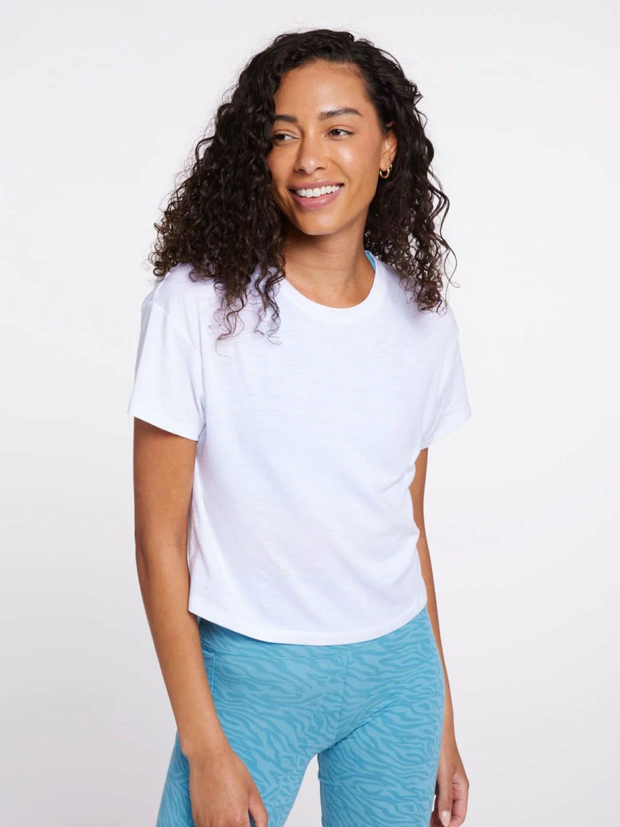 Women * | Prefential Price Tasc Allways Boxy Tee White