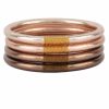 Accessories * | Clearance Budhagirl All Weather Bangles Serenity Prayer Fawn