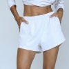 Women * | Prefential Price Perfect White Tee Liz Short Sugar